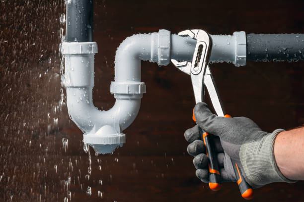 Professional Emergency Plumber technician working in Amlin, OH